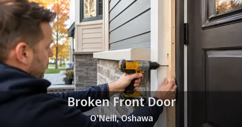 Broken Front Door O'Neill, Oshawa - ON