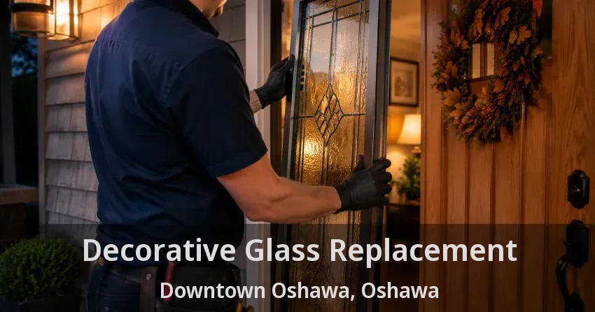 Decorative Glass Replacement Downtown Oshawa, Oshawa - ON
