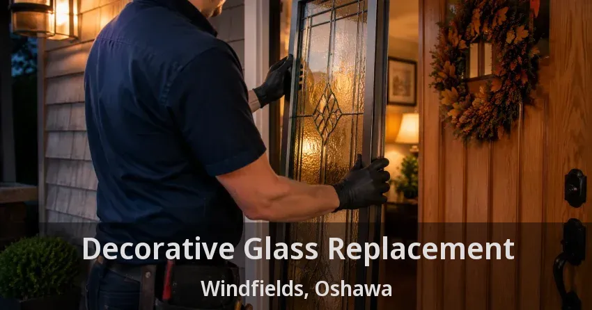 Decorative Glass Replacement Windfields, Oshawa - ON
