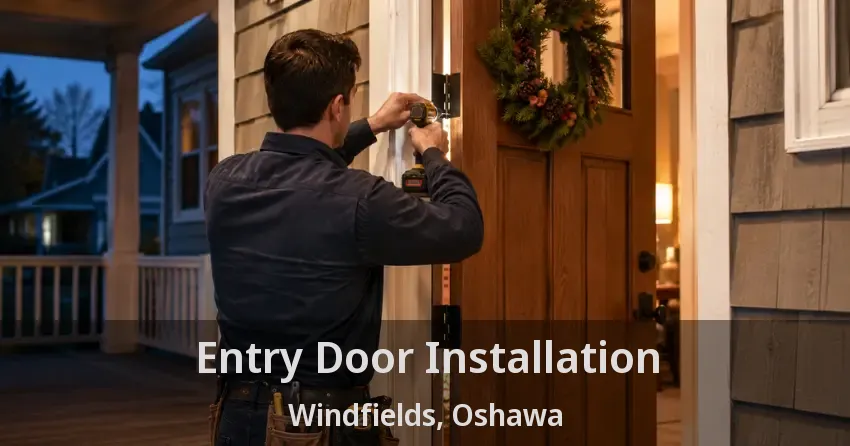 Entry Door Installation Windfields, Oshawa - ON