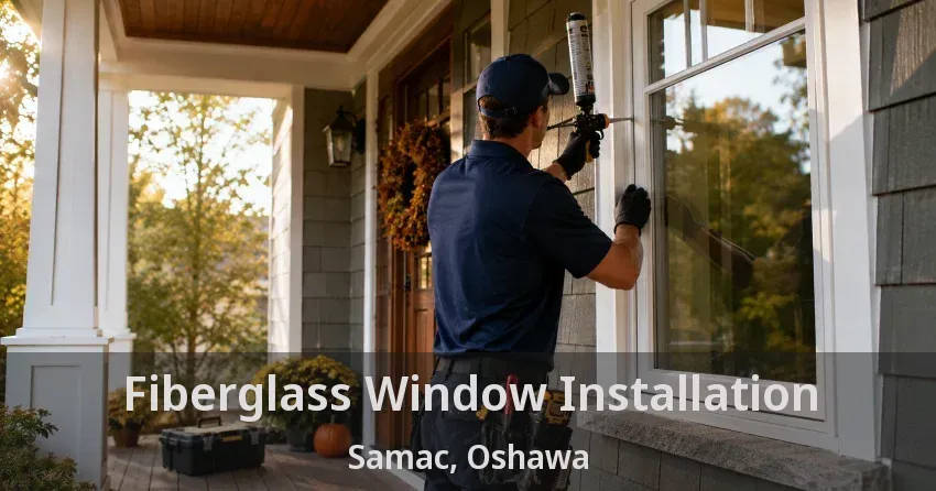 Fiberglass Window Installation Samac, Oshawa - ON