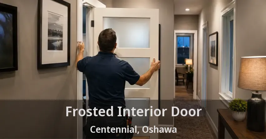 Frosted Interior Door Centennial, Oshawa - ON