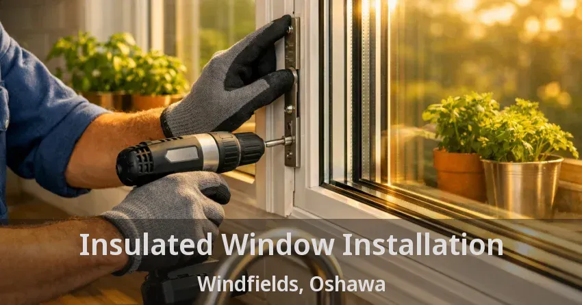 Insulated Window Installation Windfields, Oshawa - ON