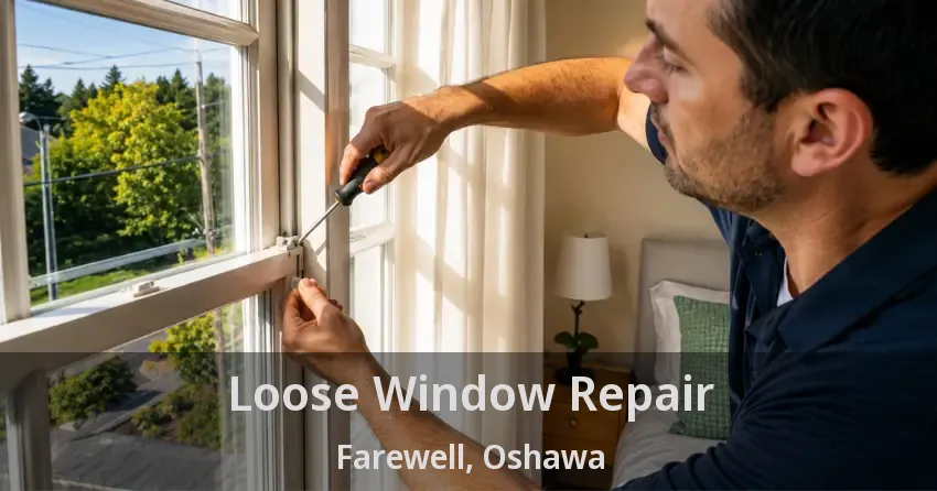 Loose Window Repair Farewell, Oshawa - ON