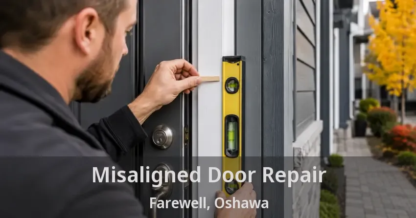 Misaligned Door Repair Farewell, Oshawa - ON