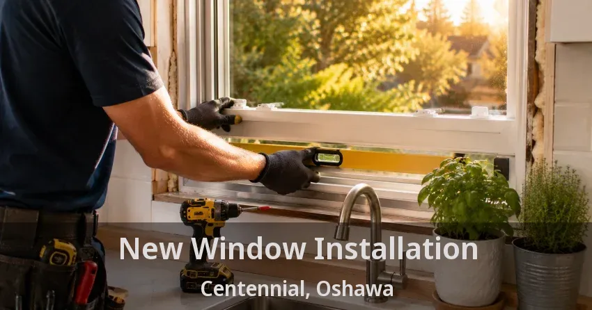 New Window Installation Centennial, Oshawa - ON