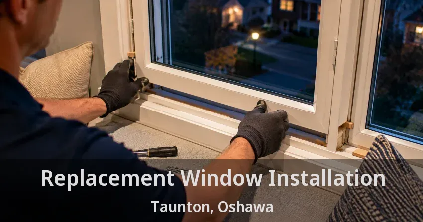 Replacement Window Installation Taunton, Oshawa - ON