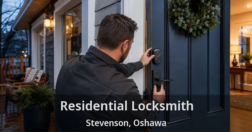 Residential Locksmith Stevenson, Oshawa - ON