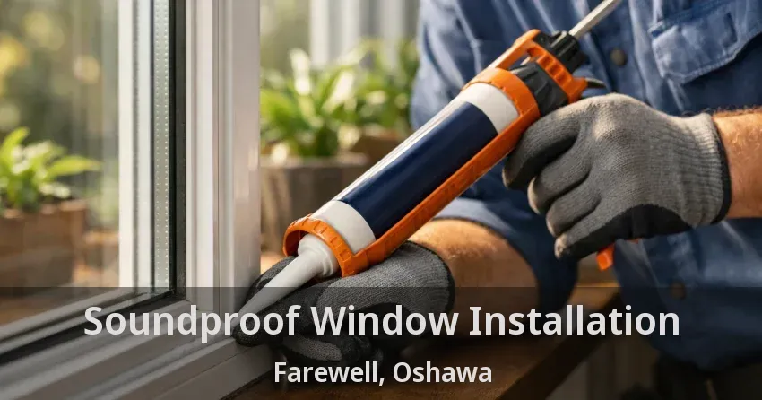 Soundproof Window Installation Farewell, Oshawa - ON