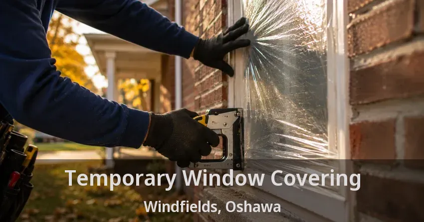 Temporary Window Covering Windfields, Oshawa - ON