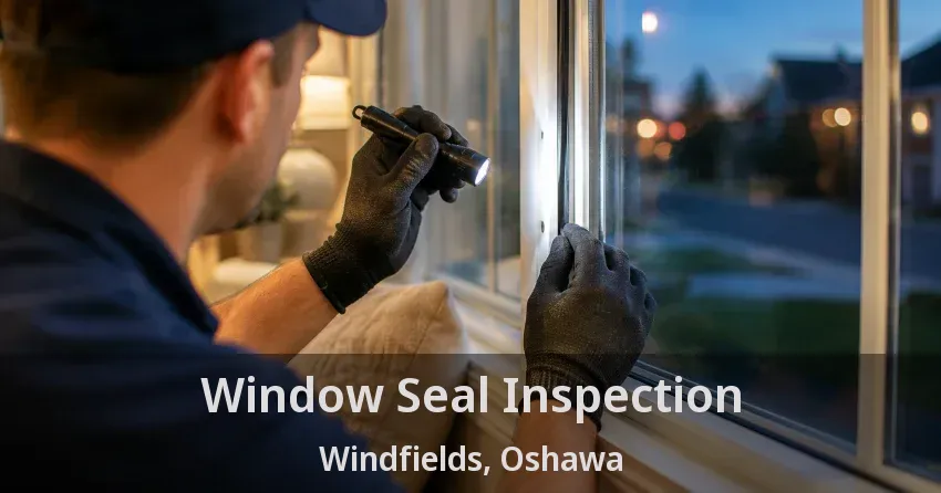 Window Seal Inspection Windfields, Oshawa - ON