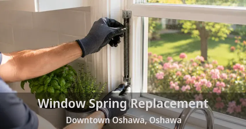 Window Spring Replacement Downtown Oshawa, Oshawa - ON
