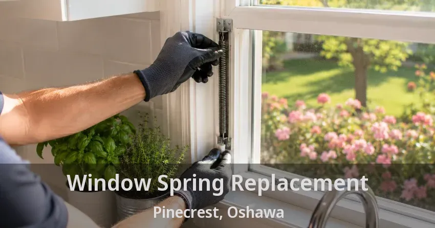Window Spring Replacement Pinecrest, Oshawa - ON