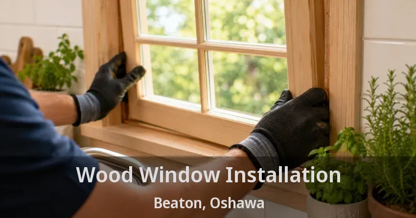 Wood Window Installation Beaton, Oshawa - ON