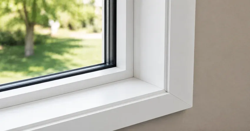 large picture window installed in a living room in Oshawa